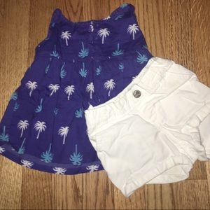 Old navy tank with matching shorts
